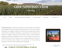 Tablet Screenshot of groundworksfarmmt.com